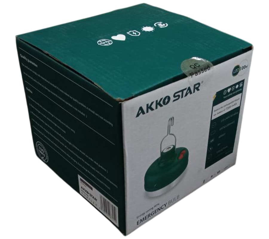 Фонарь для кемпинга аккумуляторный Akko star, 100 W, 7200 mAh