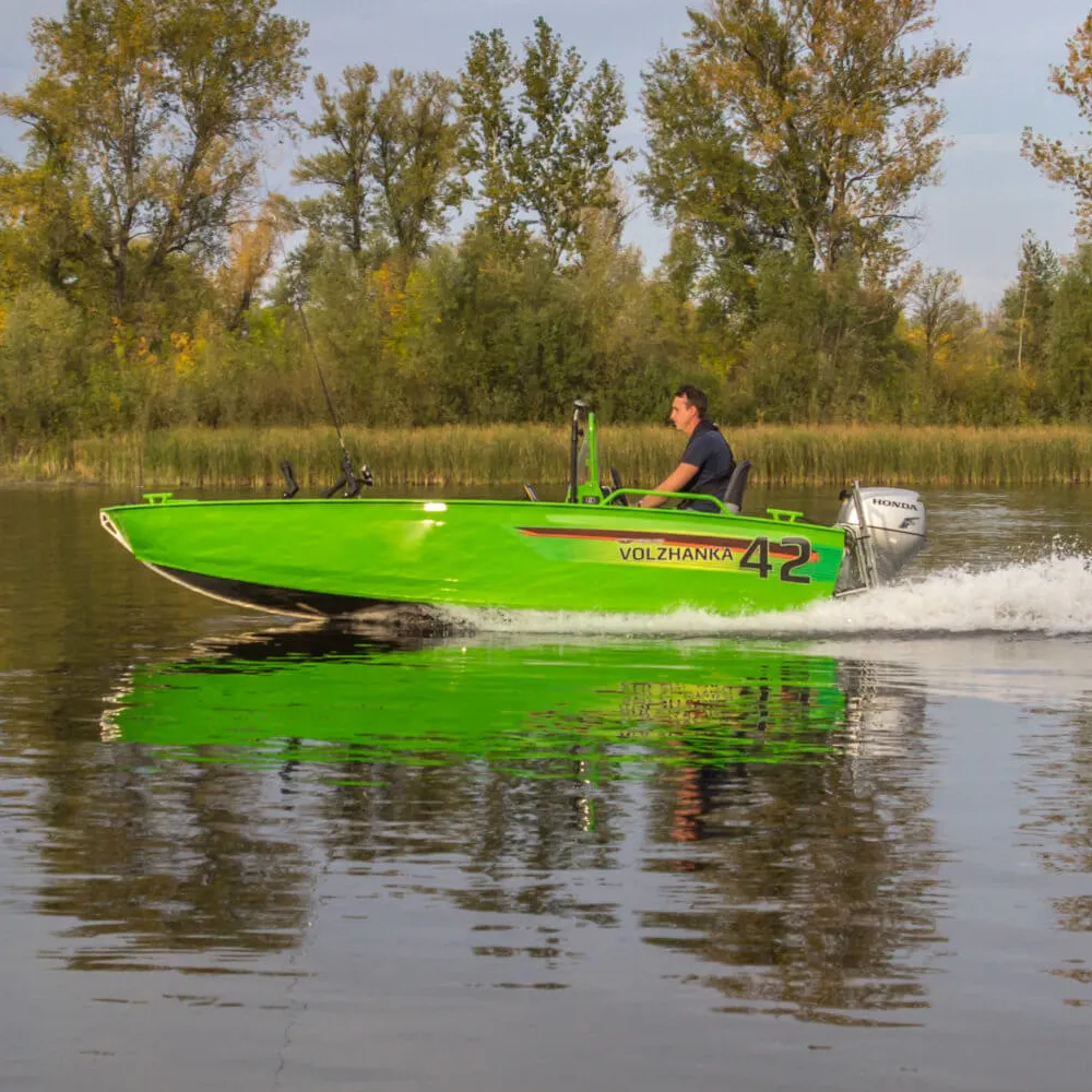 Лодка алюминиевая Волжанка 42 Scout
