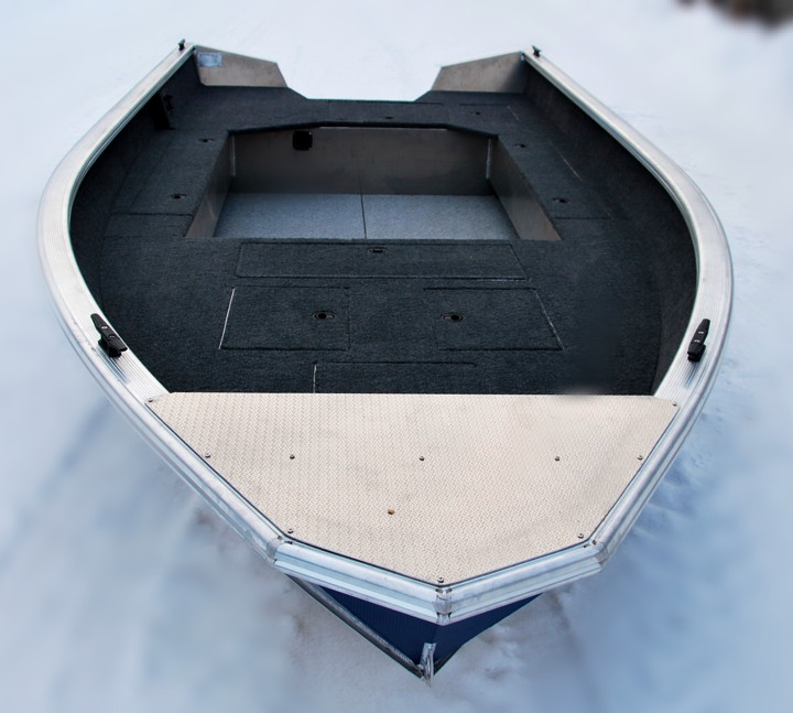 Лодка алюминиевая ВиндБот 4.5 EVO Fish (S транец + доп. опции)