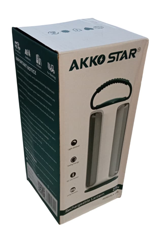 Фонарь для кемпинга аккумуляторный Akko star, 27W, 4000 mAh