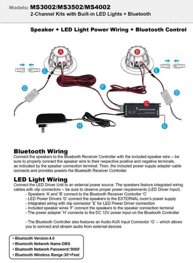 Потолочный светильник-динамик Diibeisi, Bluetooth, RGB-подсветка, 2x15Вт 