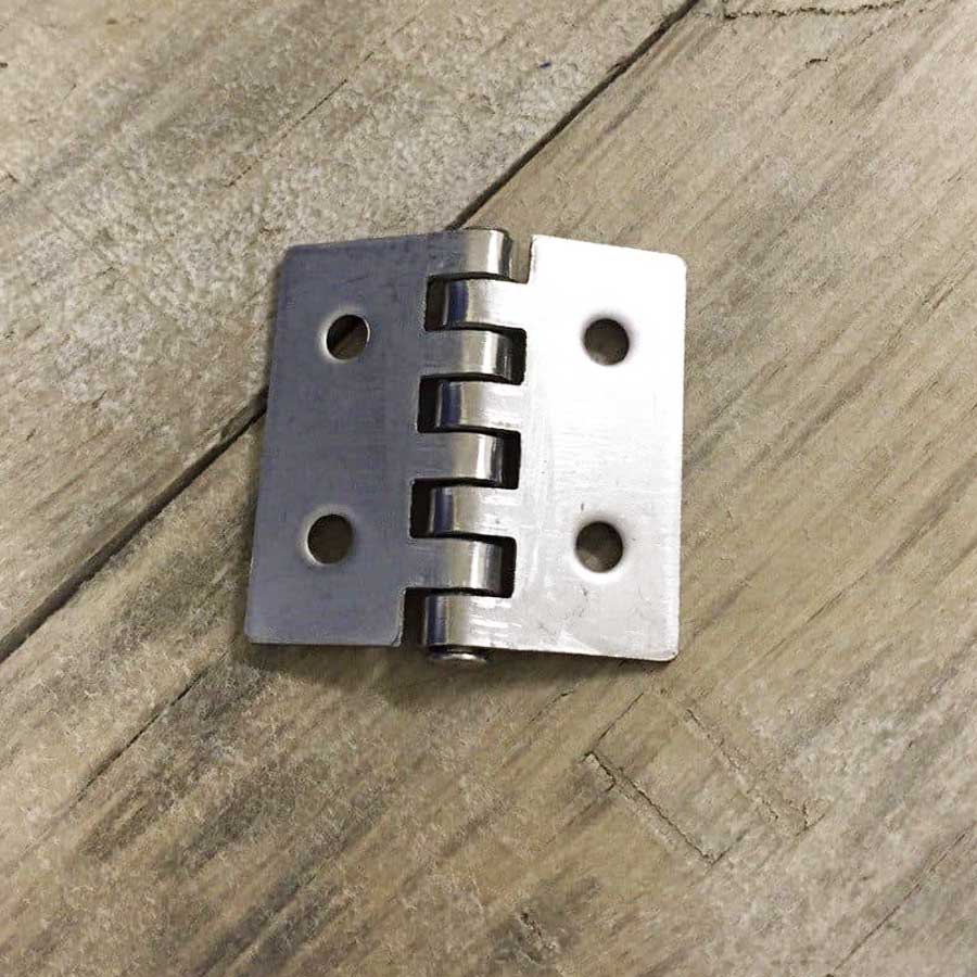 Петля карточная АРТ 814797, 40х40х1.5 мм, нержавеющая сталь