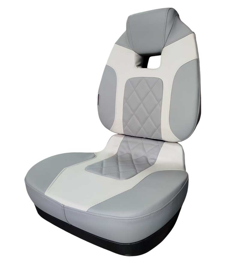 Кресло складное Кокпит Fish Pro 2, светло-серый/белый