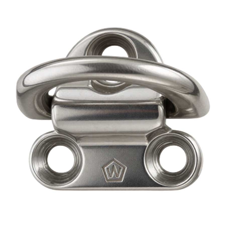 Крепежная планка 64х35 мм с проушиной 8.5 мм, нержавеющая сталь (Homer)