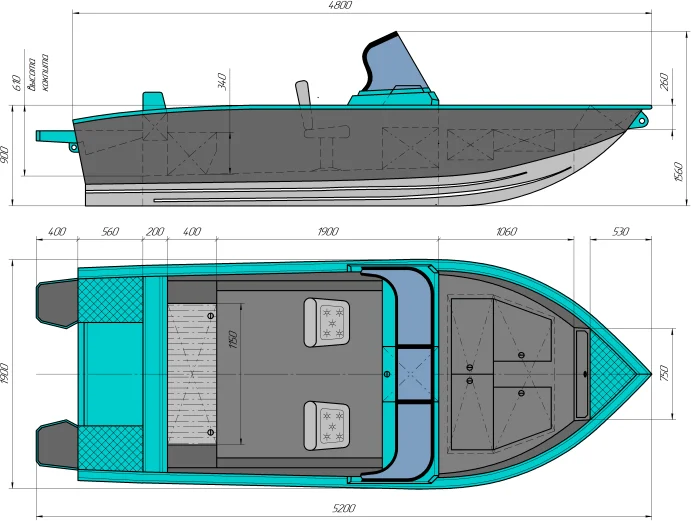 Катер ТРИЕРА 470 Fish