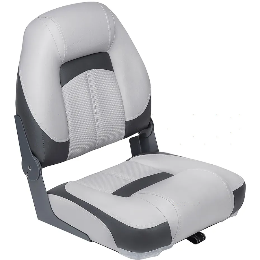 Кресло в катер, лодку, Premium Hi-back Qualifier Seat, серое с темно-серым, винил