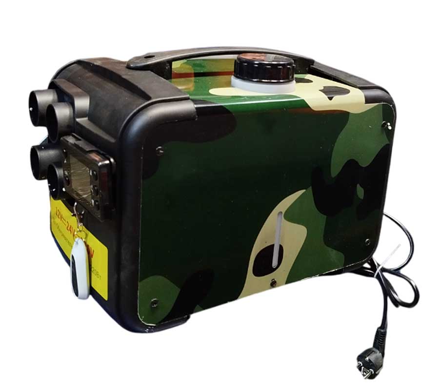 Автономный дизельный отопитель 3 в 1, 8 кВт, 12В/24В/220В, климат-контроль, пульт, ABS-пластик