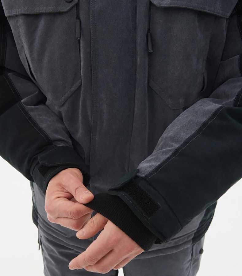 Костюм зимний Хантсмен Канада -35°С, серый/черный (ткань Finlandia)