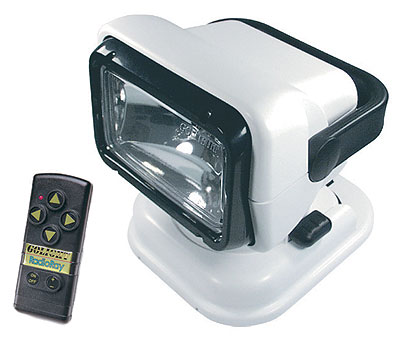 Прожектор демонтируемый с пультом управления Golight, белый