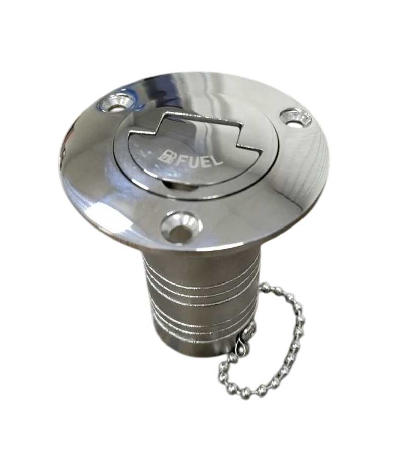 Горловина заливная для топлива Fuel, 38 мм, нержавеющая сталь