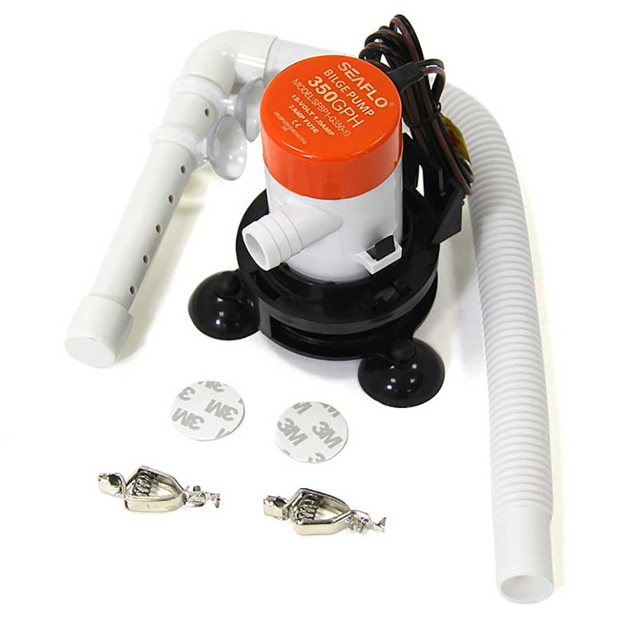 Помпа аэраторная SeaFlo 10 Series 12 В, 350 GPH (1324,8 л/час)