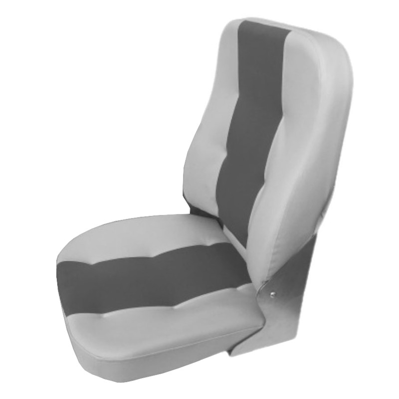 Кресло мягкое складное Практик, св. серый-графит