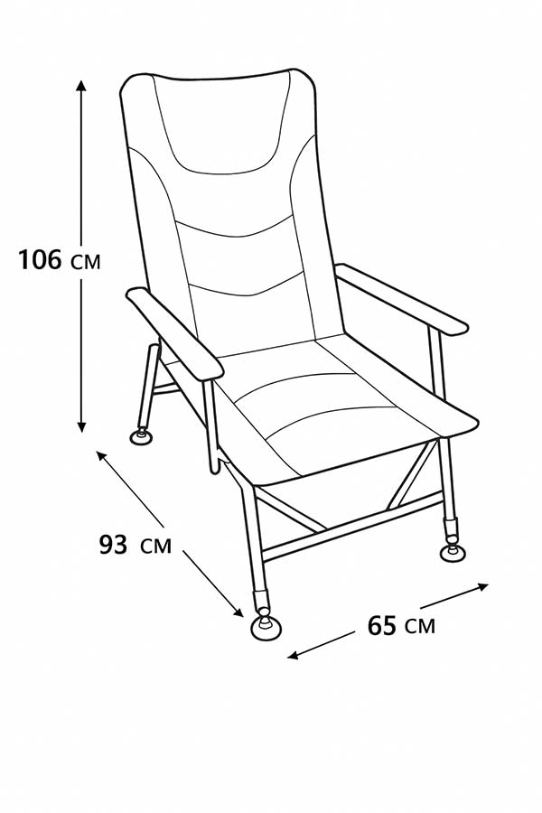 Кресло карповое складное Coolwalk 8089