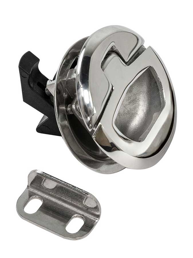 Ручка врезная Marine Rocket Ø63 мм, нержавеющая сталь