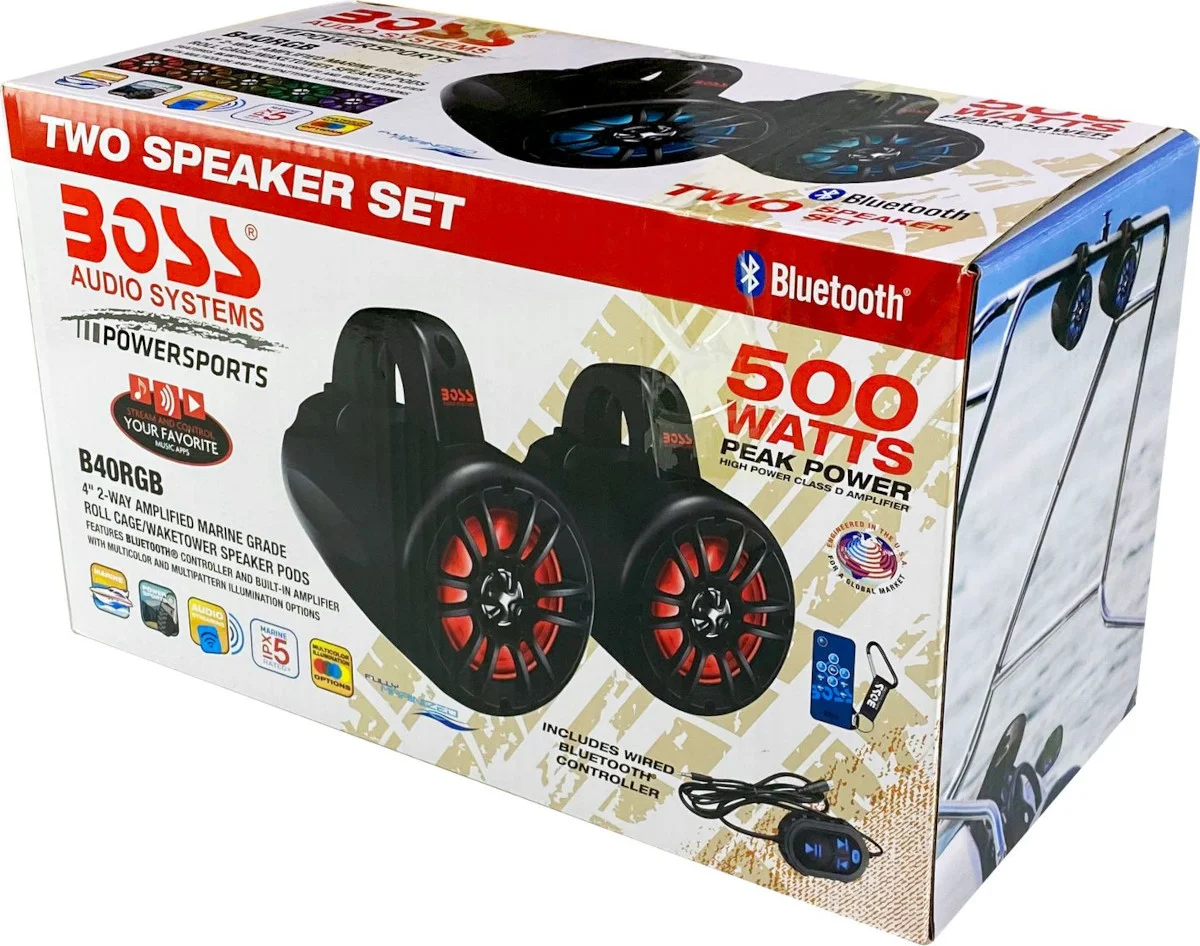 Аудиосистема BOSS B40RGB на таргу, 500 Вт