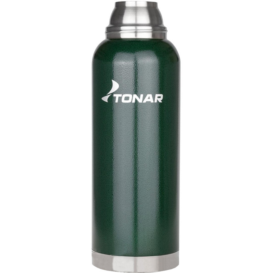 Термос Тонар HS.TM-058-G зеленый, 1,2 л. (2 крышки-кружки)