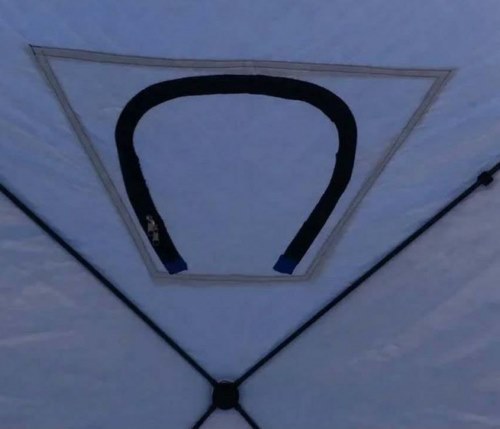 Палатка для зимней рыбалки КУБ (4х2х2,15 м. утепленная) арт. 1621A