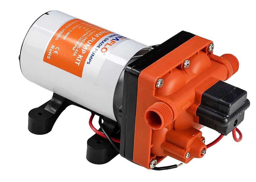 Помывочный комплект SeaFlo 12 В, 15 л/мин, 3.8 бар