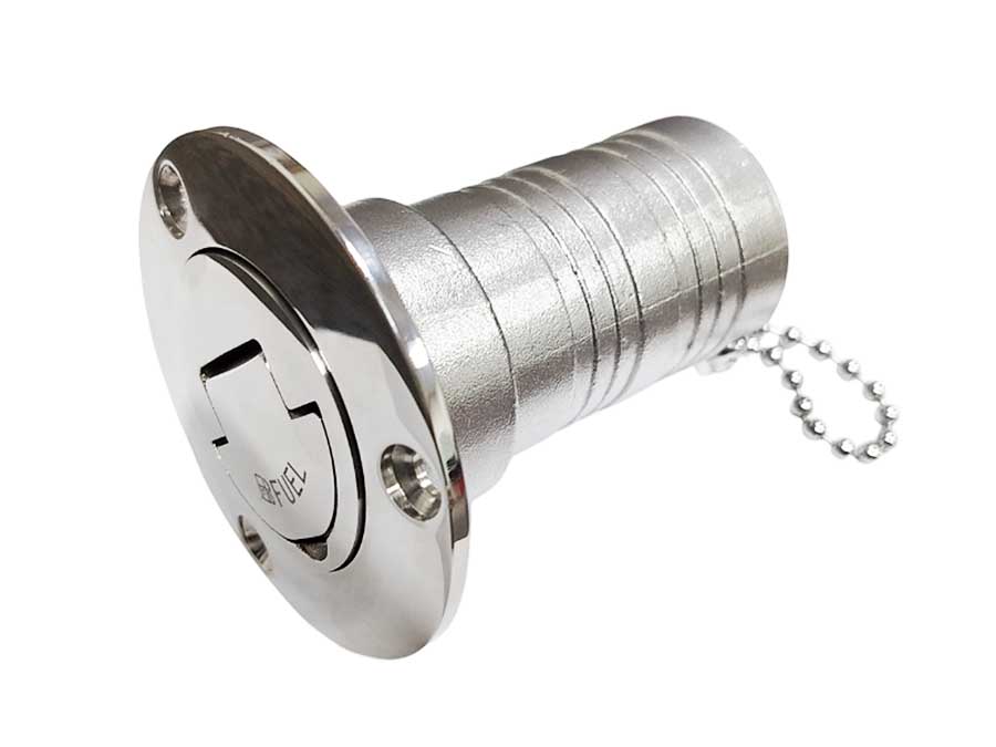 Горловина заливная для топлива Fuel, 38 мм, нержавеющая сталь