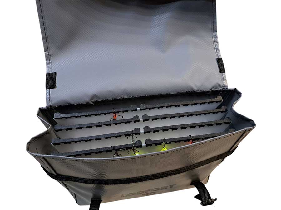 Сумка Lodfort для хранения воблеров и блесен, 330×270 мм, серый