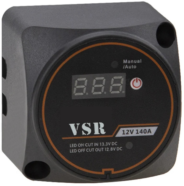 Зарядное реле для 2-х АКБ, 12В/140А