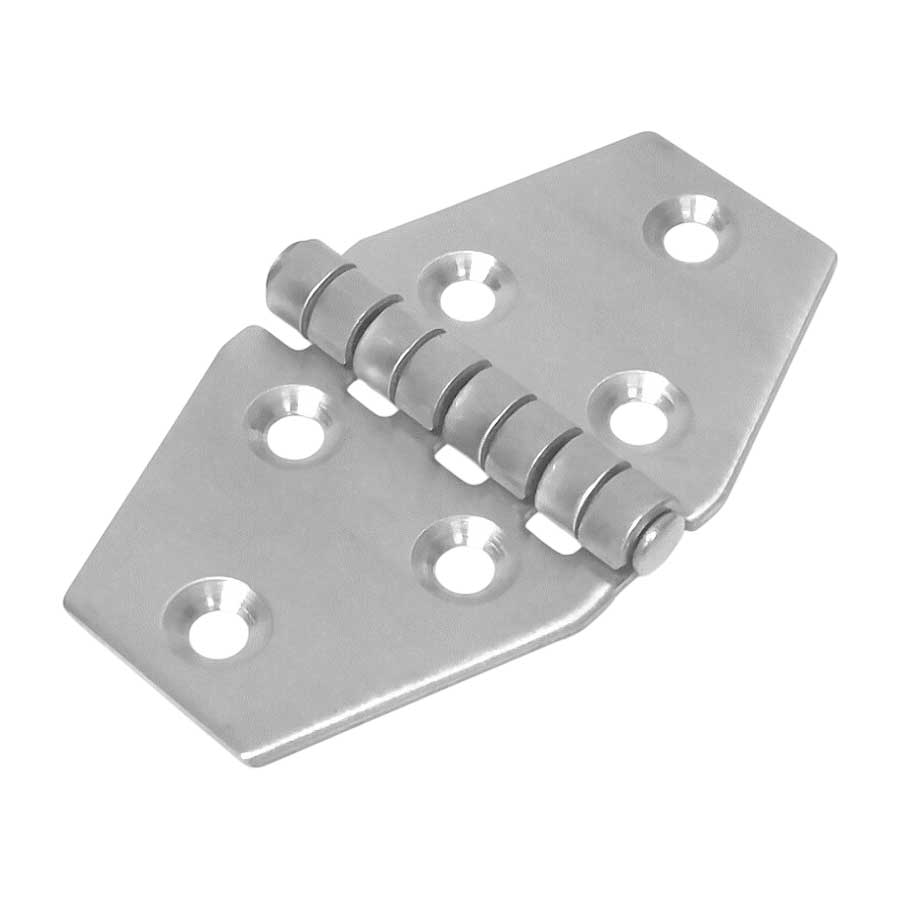 Петля карточная АРТ 8044 WS, 70х40х1.5 мм, нержавеющая сталь