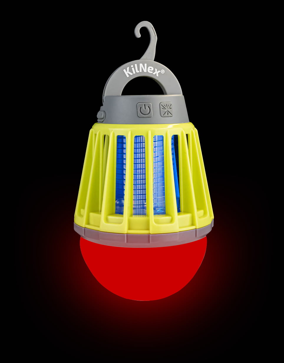 Мощный фонарь для кемпинга Kilnex 2600 mAh + защита от комаров + красный свет (IP67)