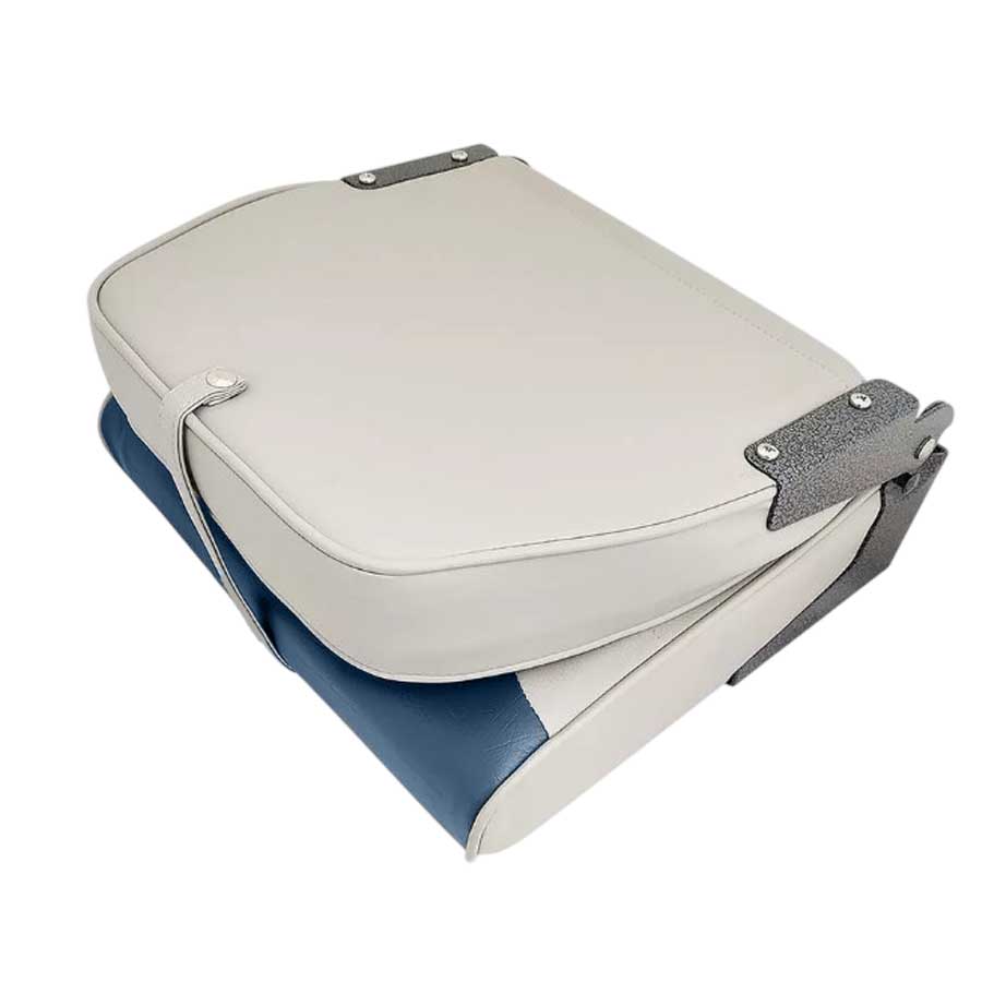 Кресло складное ECONOMY (Мореман), синий/серый