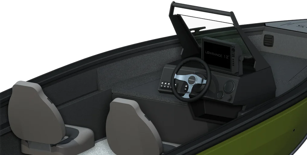 Лодка алюминиевая Siberia S4 2025 одноконсольная