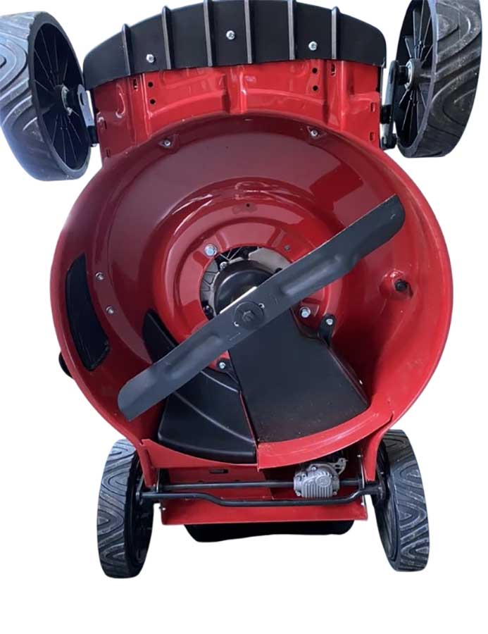 Газонокосилка бензиновая самоходная Senci LMA20S04, 3.5 кВт, ширина скашивания 51 см, травосборник 65 л