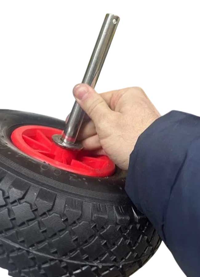 Набор дополнительных транцевых колёс (пара) для создания двойного шасси (ось 20 мм, Ø260 мм)