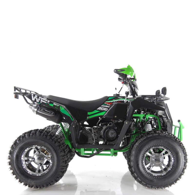 Квадроцикл Wels EVO 200, черный-зеленый
