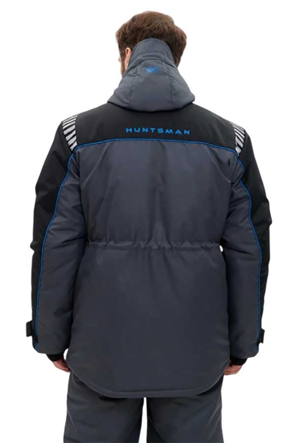 Костюм зимний Хантсмен Полюс Люкс V2 -45°С, серый/черный