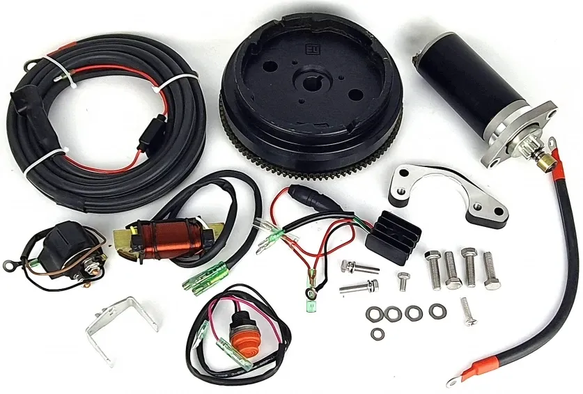 Комплект электрозапуска для моторов Tohatsu 9.9-18 (Hidea, Toyama, SeaPro, HDX, Parsun и др.)