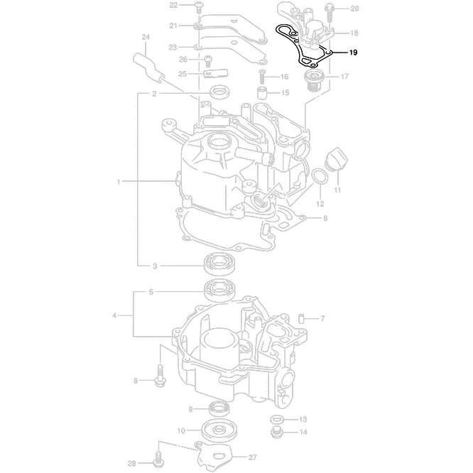Прокладка крышки термостата Suzuki
