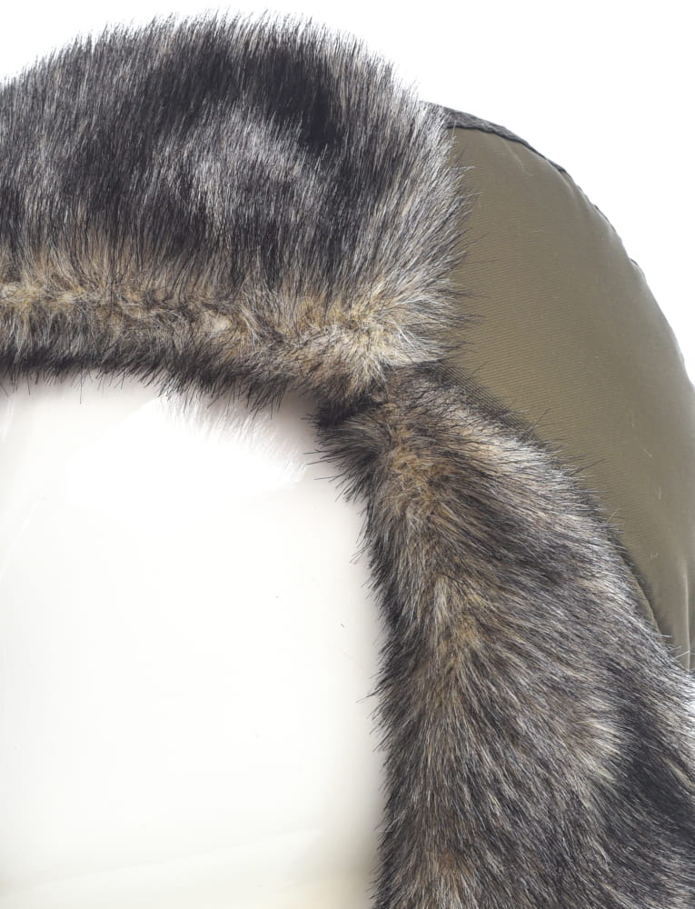 Шапка-ушанка зимняя с маской Huntsman Yukon Ice, ткань Breathable, хаки