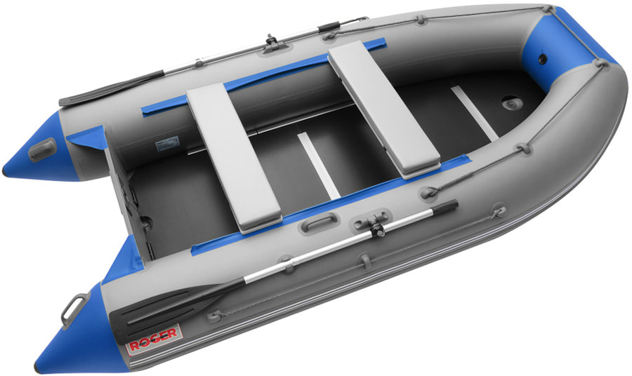 FISHMAN 200 SET лодка надувная + пластик. весла + помпа 218х110х36 темно-зеленый