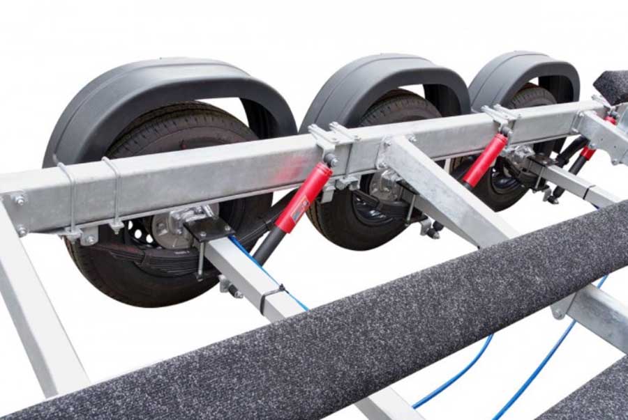 Прицеп для катеров и яхт МЗСА L 9025-3.35 исполнение 101 (судно до 8,2 м)