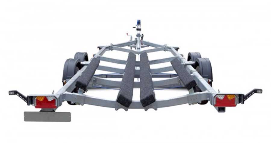 Прицеп для катеров и яхт МЗСА L 9025-2.35 исполнение 401 (судно до 8,2 м)
