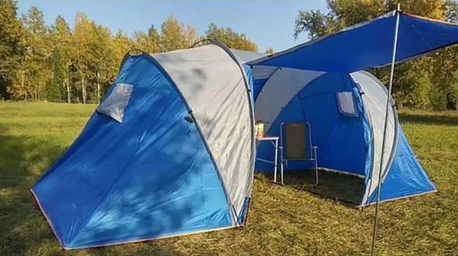 Палатка 4-х местная LY-1699, 450х220х180 см