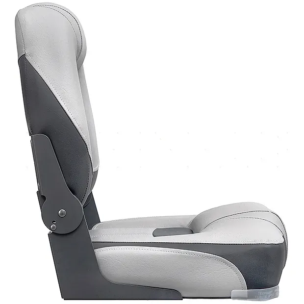 Кресло в катер, лодку, Premium Hi-back Qualifier Seat, серое с темно-серым, винил
