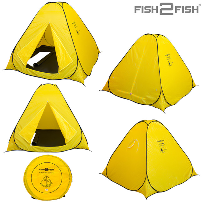 Палатка для зимней рыбалки Фиш 2 Фиш автомат. (дно, 2,0х2,0х1,5 м.)