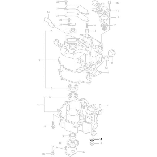 Прокладка пробки редуктора Suzuki DT4-225/DF2.5-140