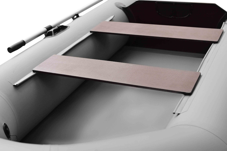 Надувная лодка ПВХ Роджер Стандарт 2600, серый