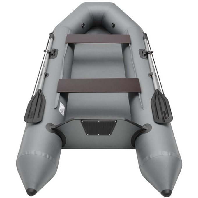 Надувная лодка ПВХ Роджер Стандарт 2800 (привал), серый