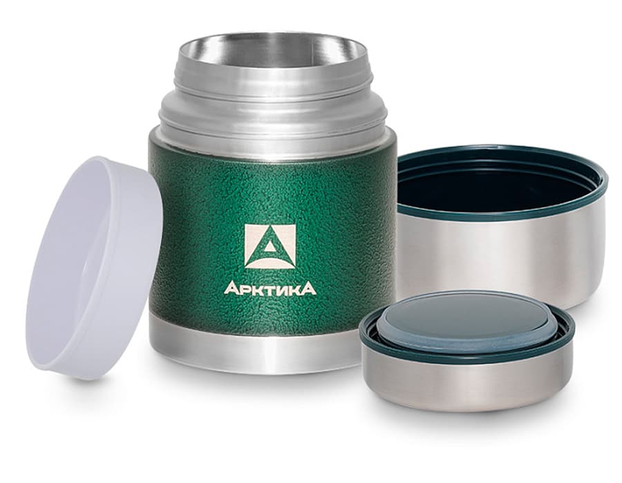 Термос для еды Арктика 306-600А с широким горлом и чехлом, 0.6 л