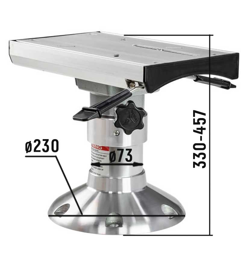 Стойка с креплением под сиденье Marine Rocket, 33-46 см.