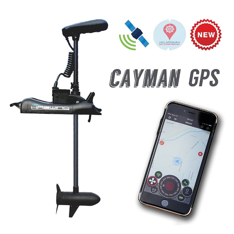 Лодочный электромотор Haswing Cayman B 55 lbs 12V GPS (версия 1.6)