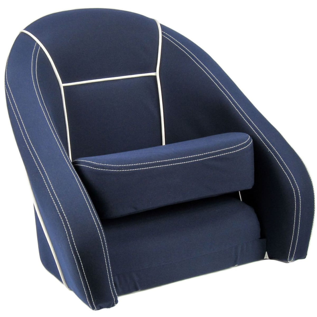 Кресло мягкое ROMEO с откидным валиком, темно-синий