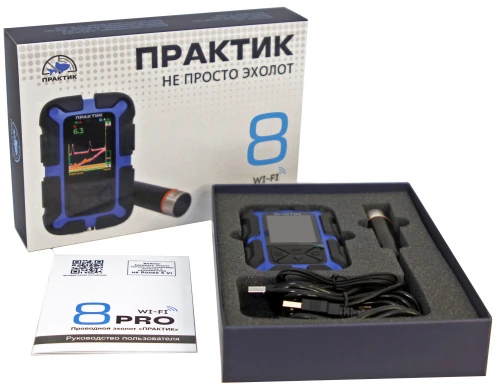 Эхолот Практик 8 PRO WIFI (подключение к приложению "Мой Практик")